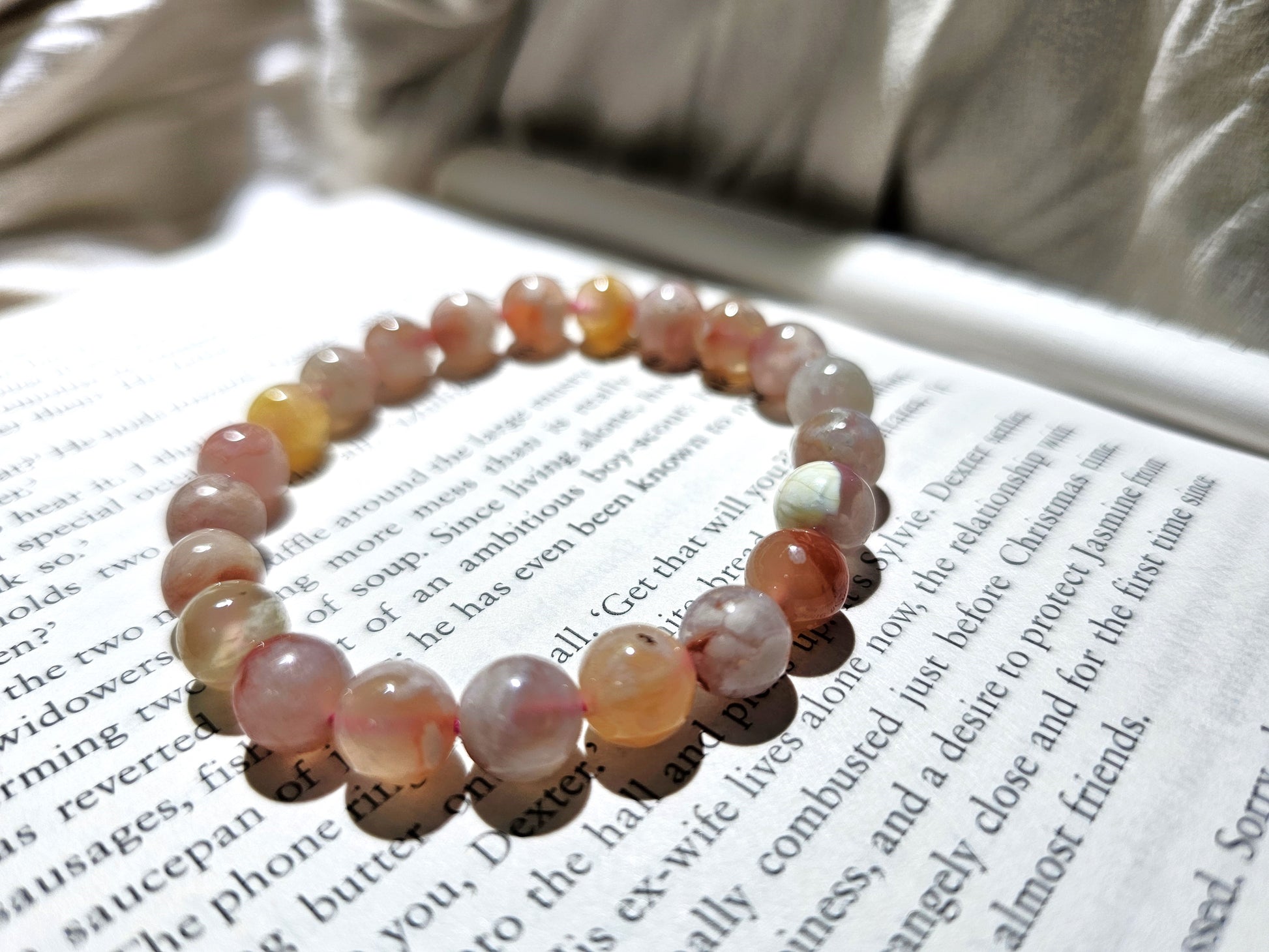 櫻花瑪瑙 Sakura Agate (8.5mm)