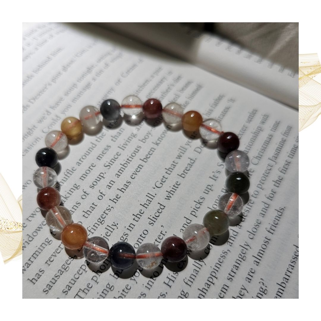 彩兔毛 Rabbit Hair // Rutilated Quartz (7.5mm)