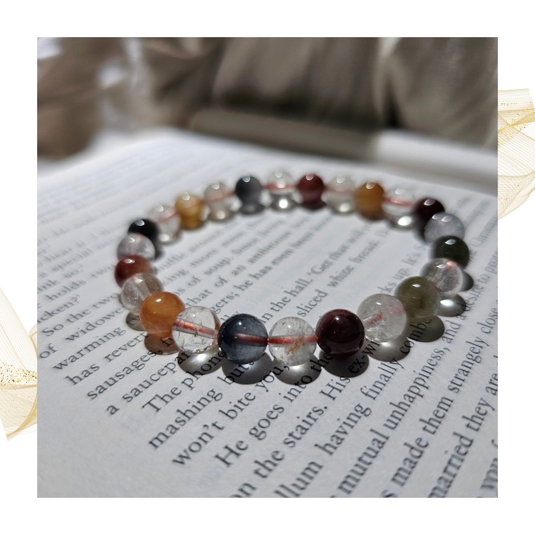 彩兔毛 Rabbit Hair // Rutilated Quartz (7.5mm)