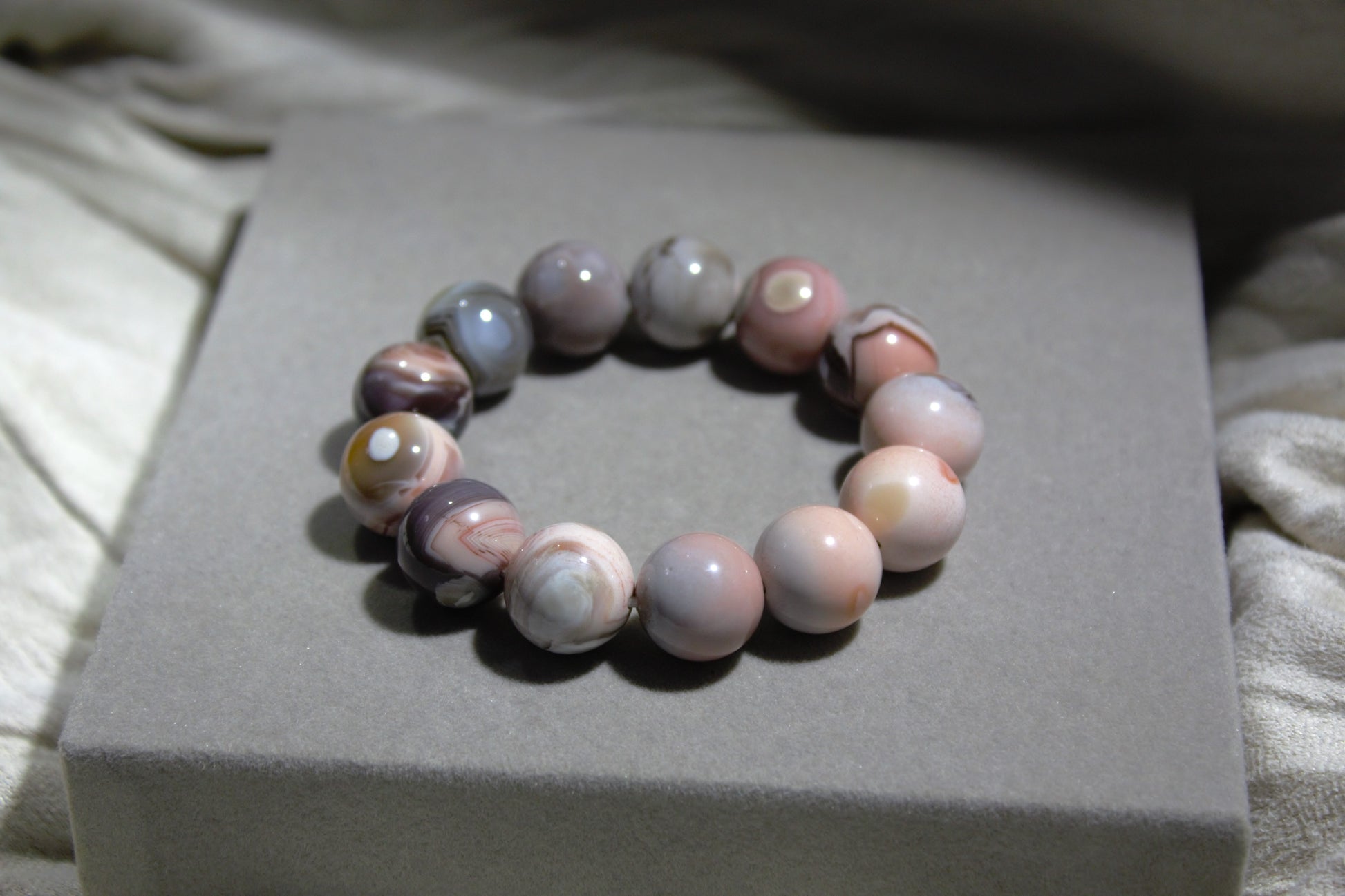 阿拉善 Alashan Agate Bracelet (13.8mm)