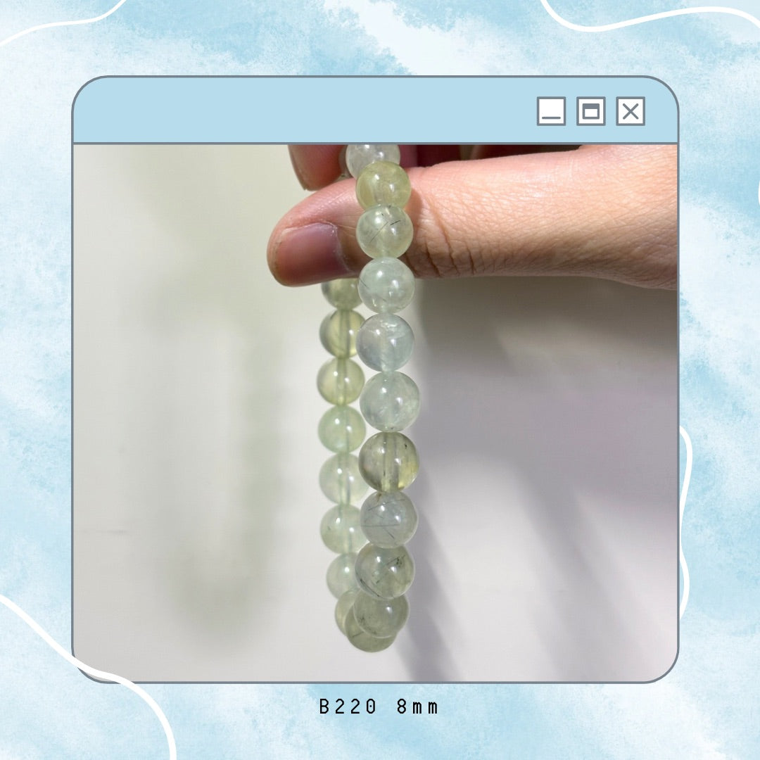 葡萄石 Prehnite (8mm)