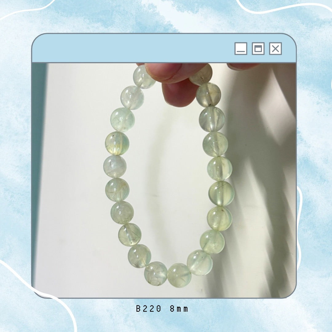 葡萄石 Prehnite (8mm)