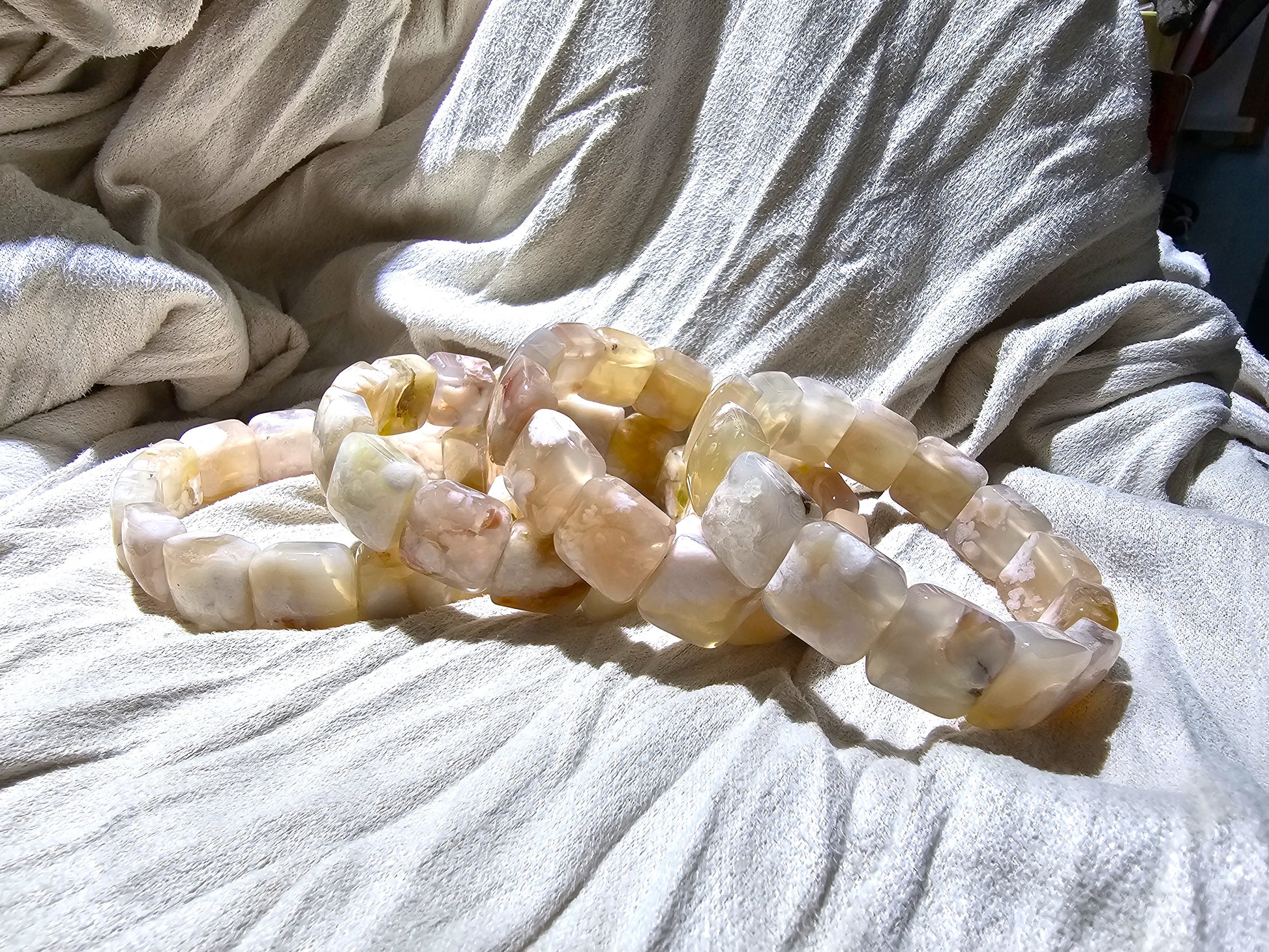 櫻花瑪瑙手排  Sakura Agate