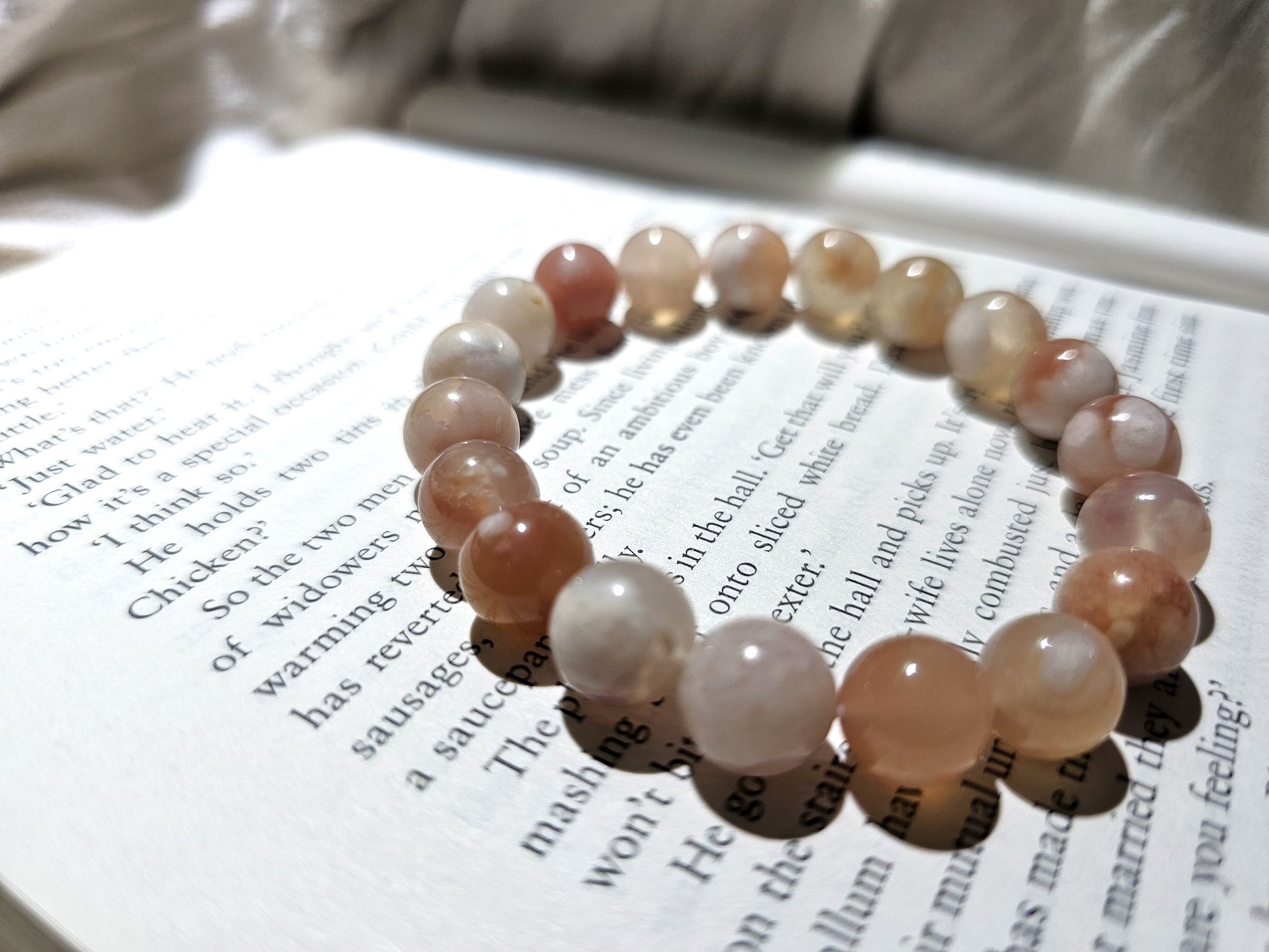 櫻花瑪瑙 Sakura Agate (10mm)