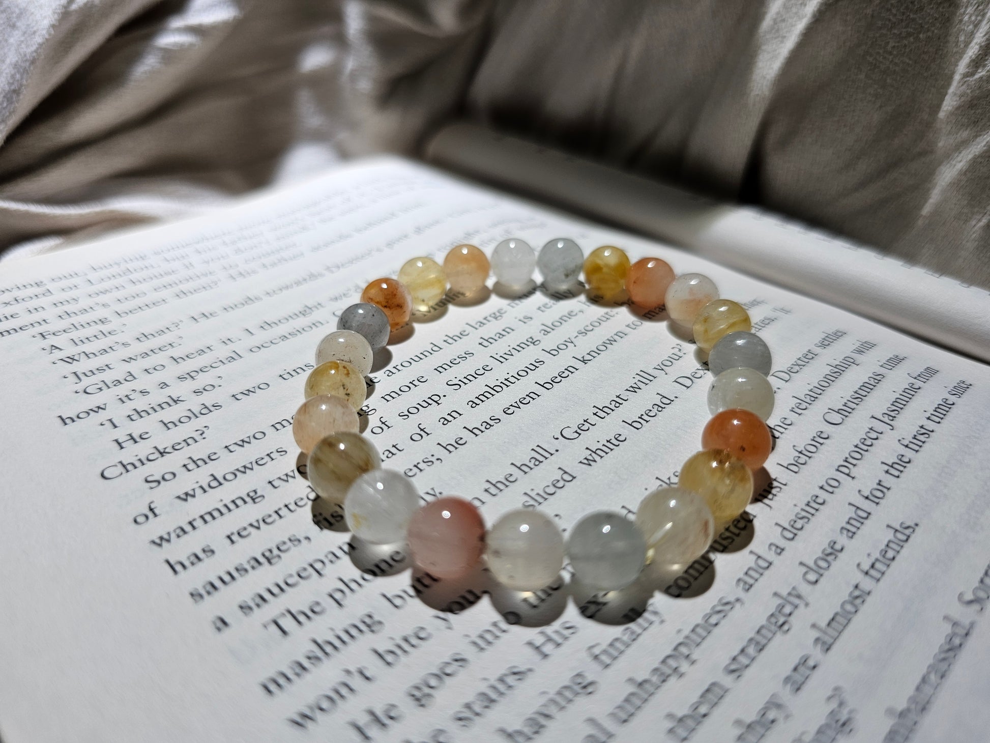 彩兔毛 Colorful Rutilated Quartz (8mm)