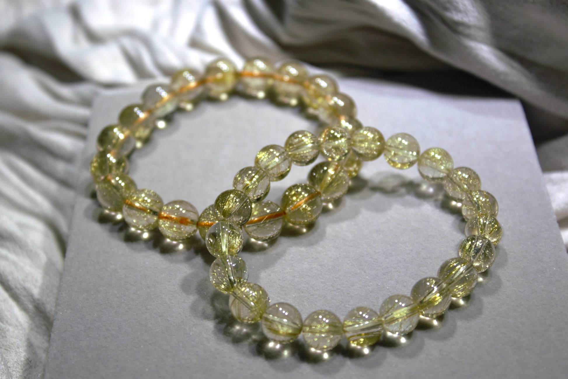 金髮晶 Golden Rutilated Quartz Bracelets