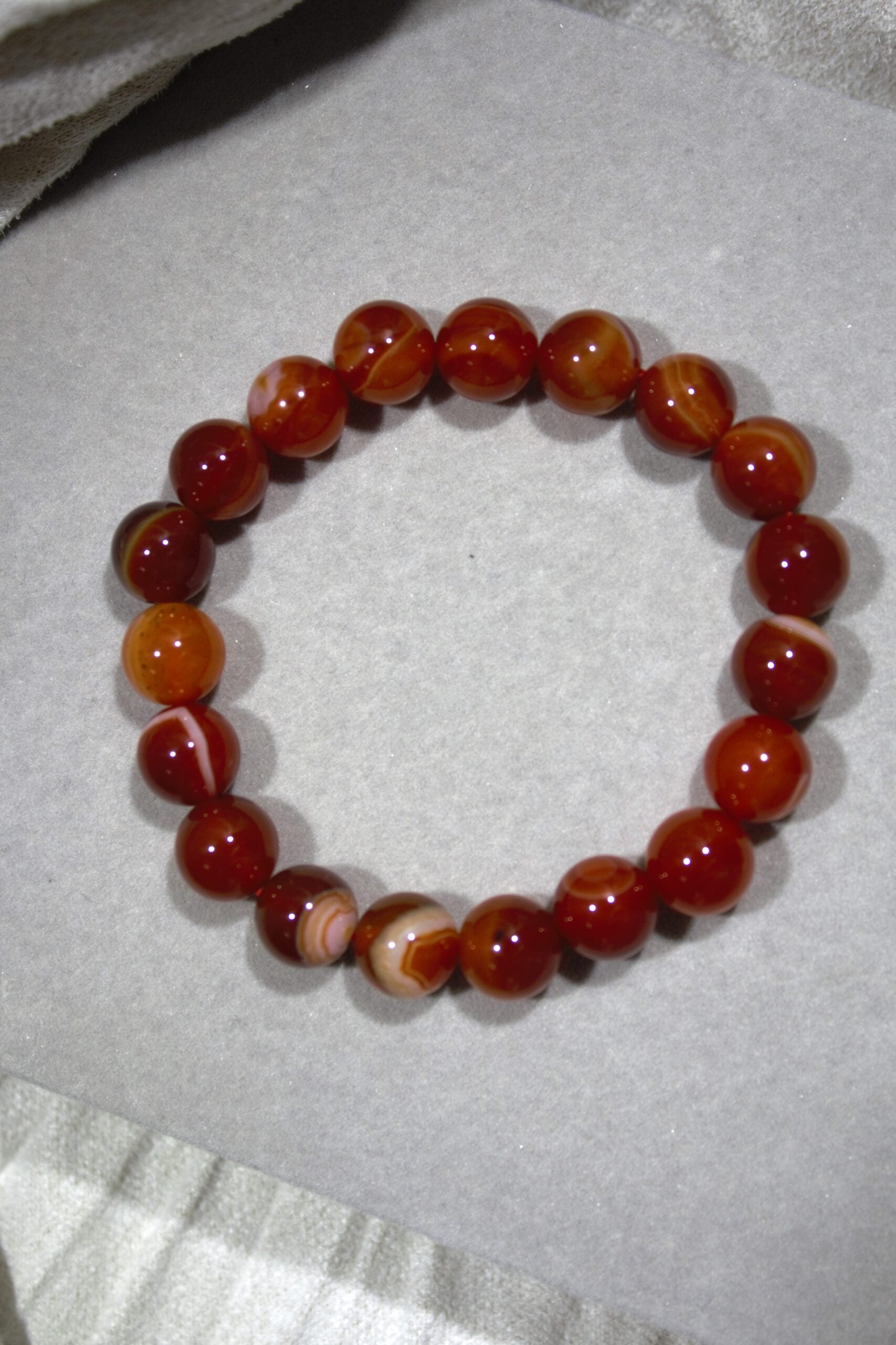 紅瑪瑙 Red Agate (10.5mm)