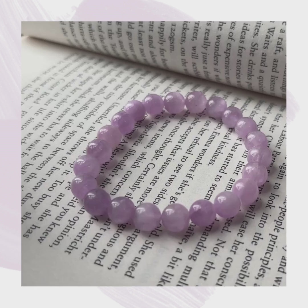 紫鋰輝  Kunzite (8mm)